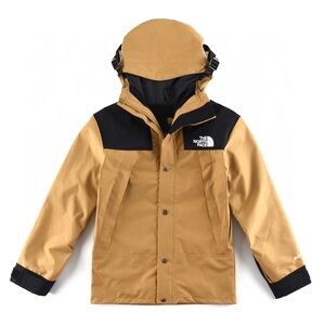 The North Face Tan and Black Jacket